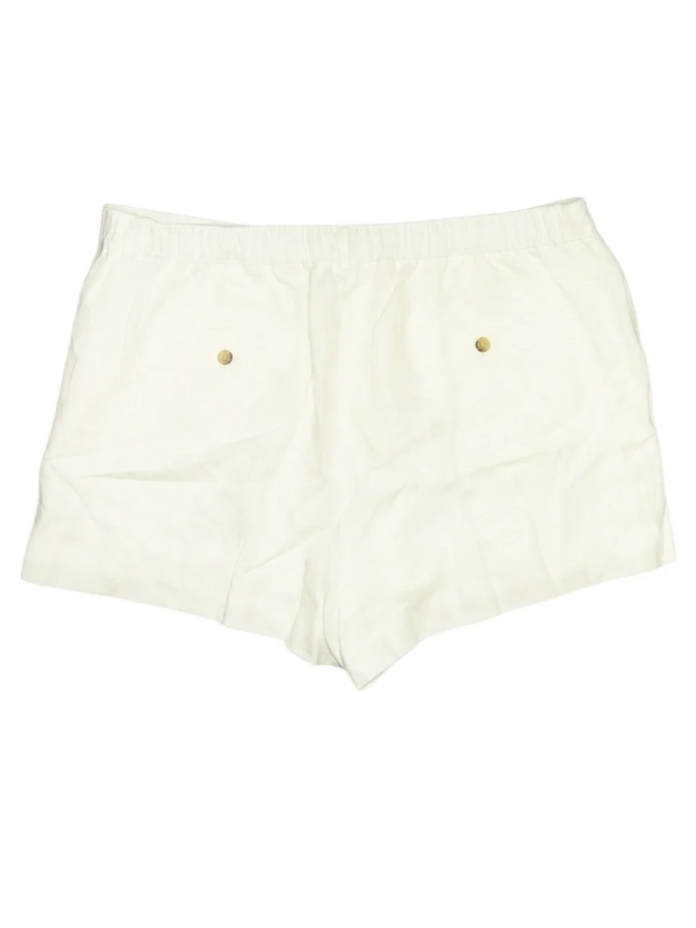 J. Crew 3" Harbor Linen Shorts Size 2X White Summer Vacation Beachy Coverup NWT - Picture 3 of 8